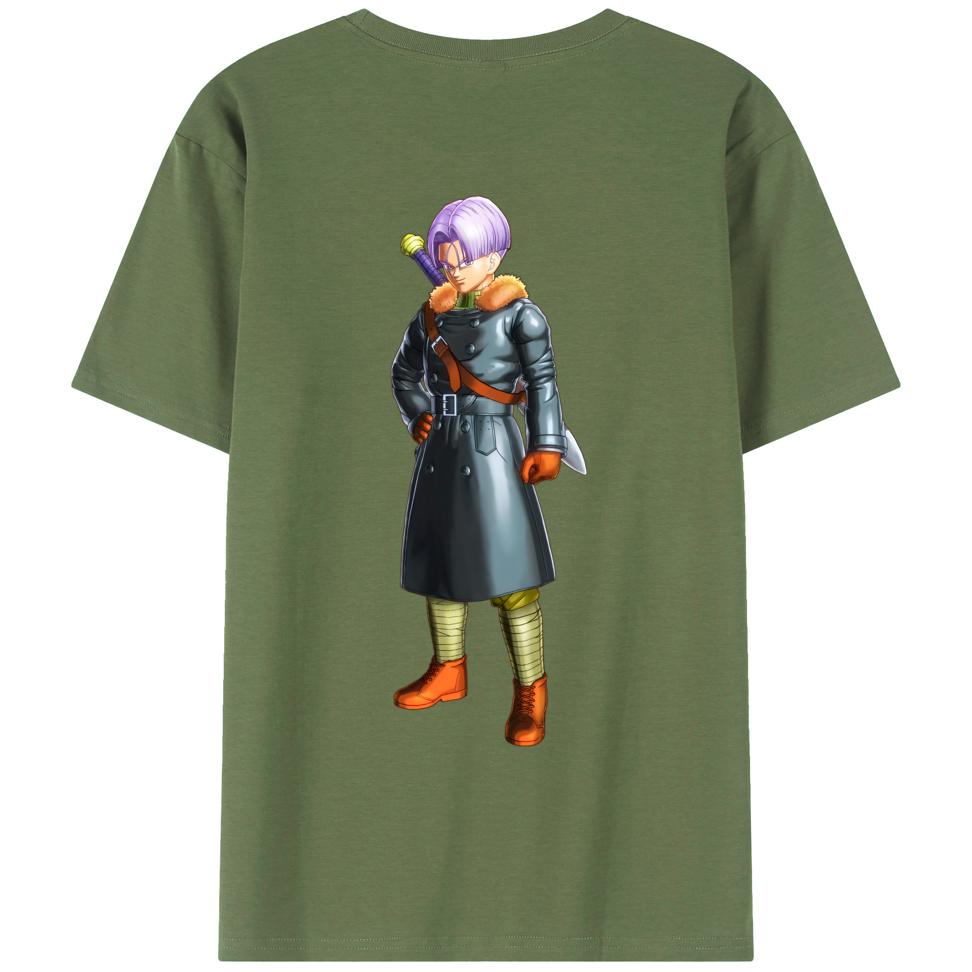 （画像用） ドラゴンボール DRAGON BALL 綿100％ メンズ半袖Tシャツ（バックプリント） 通気性